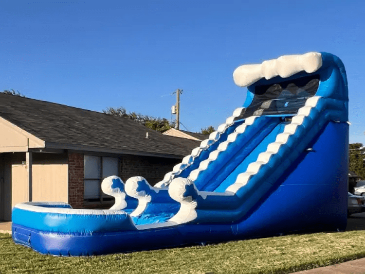 18 ft Ocean Wave Water Slide
