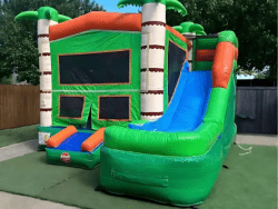 Tropical20Wet20Dry20Bounce20House20Combo201 1753412324 Tropical Wet/Dry 4 in 1 Bounce House Combo